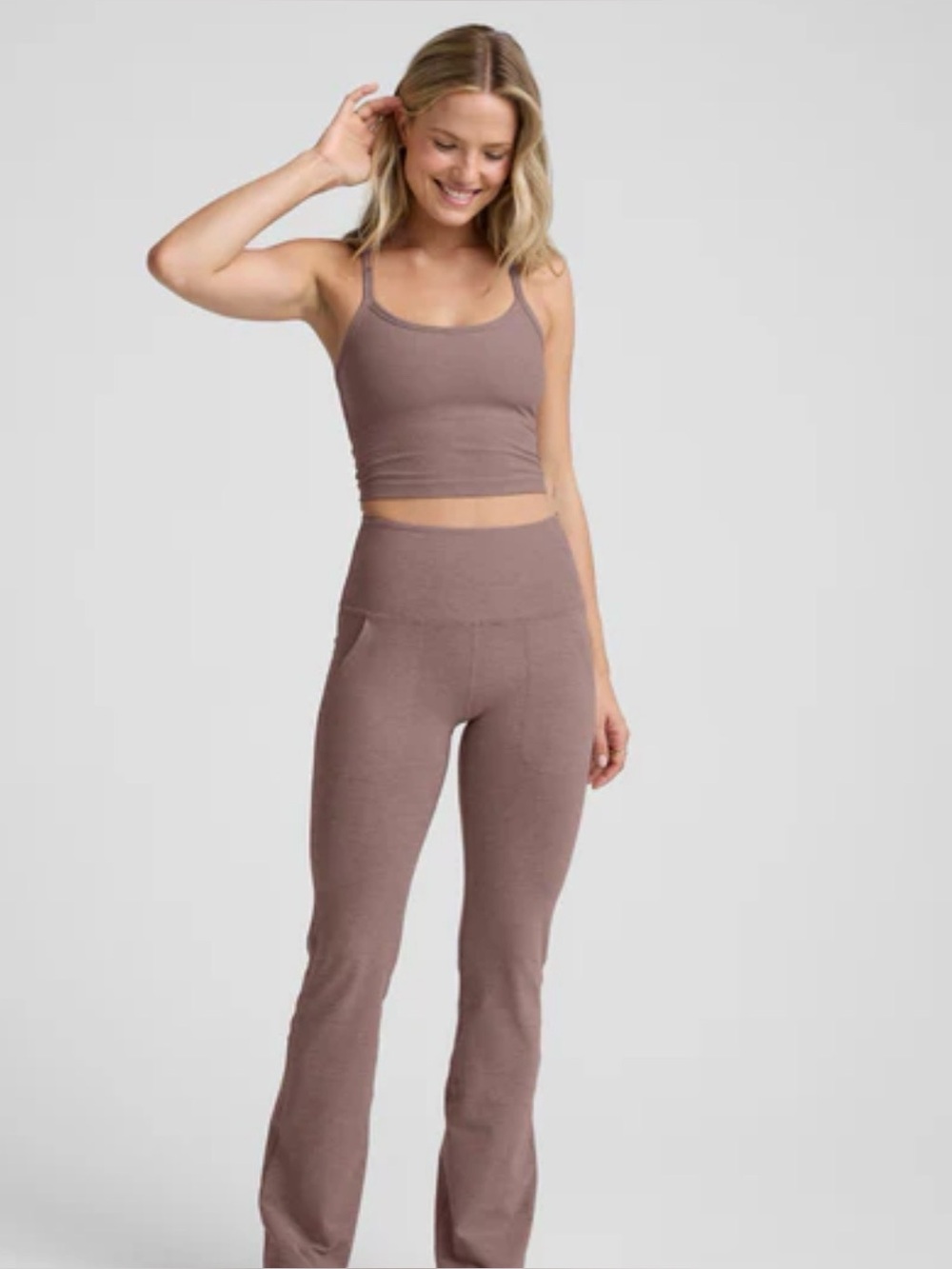 Beyond Yoga Spacedye™ Mid-Rise Bootcut Pant Large